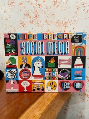 Galison Life Before Social Media - 1000 Piece Puzzle